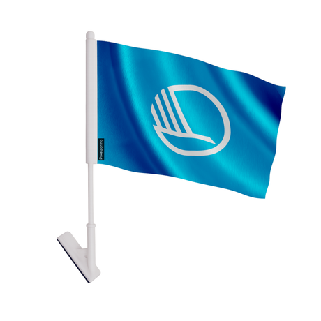 Drapeau adhésif conseil nordique en polyester - pixelforma