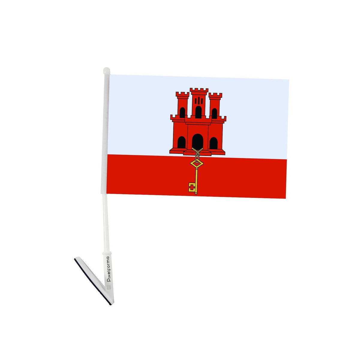 Drapeau adhésif de Gibraltar - Pixelforma