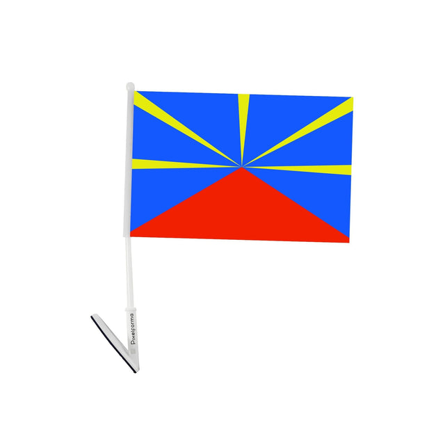 Reunion Island Adhesive Flag - Pixelforma