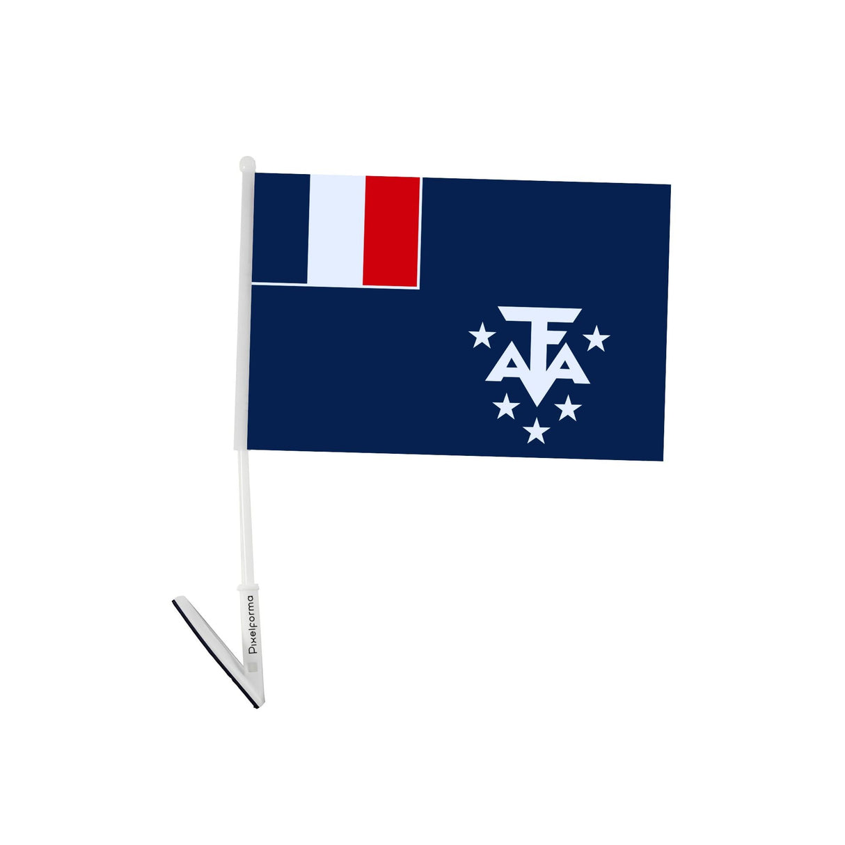 French Antarctic Adhesive Flag - Pixelforma