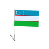 Adhesive Flag of Uzbekistan - Pixelforma