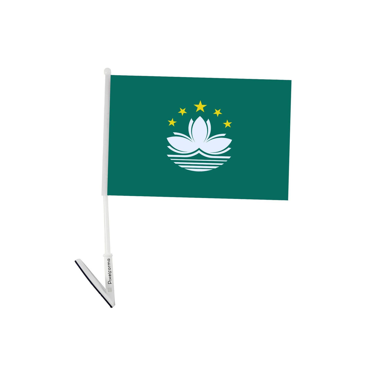 Drapeau adhésif de Macao - Pixelforma