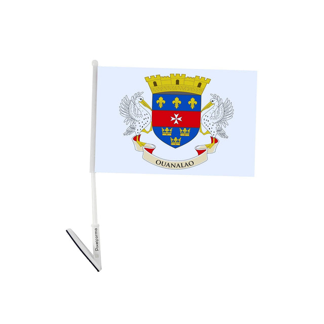 Drapeau adhésif de Saint-Barthélemy - Pixelforma