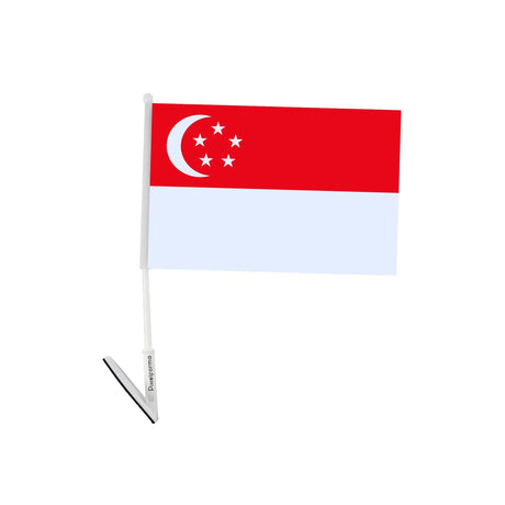 Drapeau adhésif de Singapour - Pixelforma