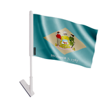 Drapeau adhésif delaware en polyester - pixelforma