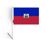 Drapeau adhésif d’haïti en polyester - pixelforma
