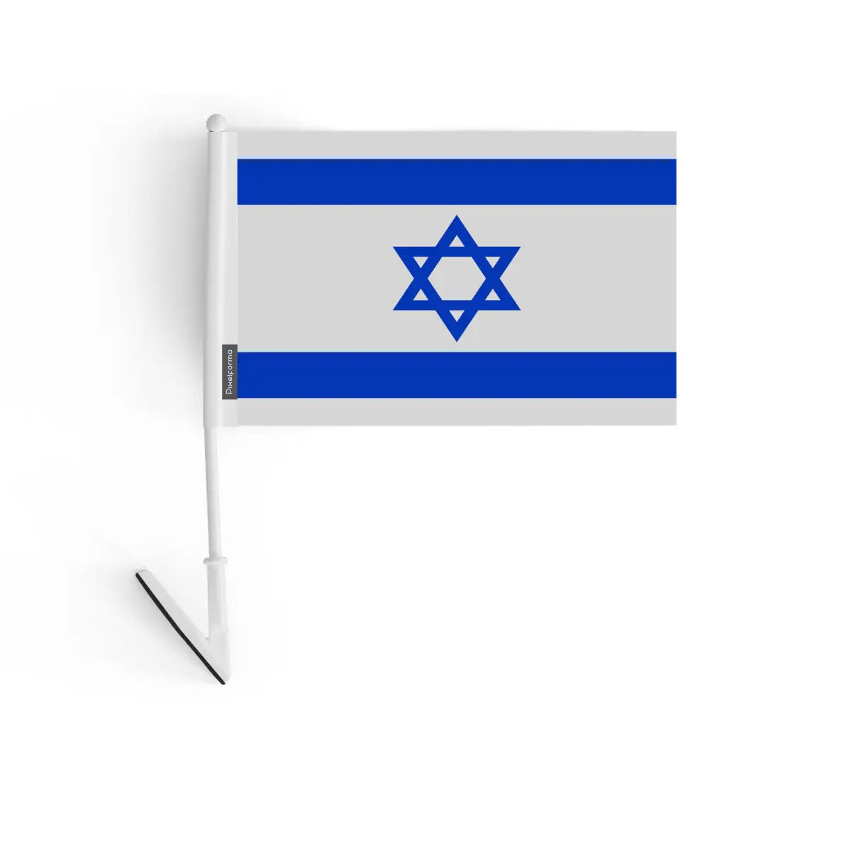 Drapeau adhésif d’israël en polyester - pixelforma