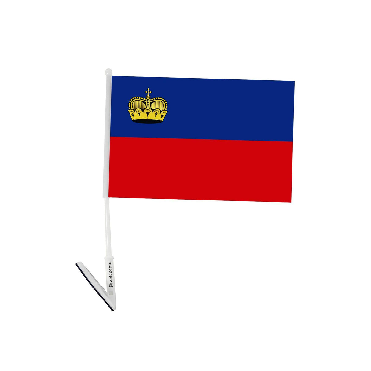 Drapeau adhésif du Liechtenstein - Pixelforma