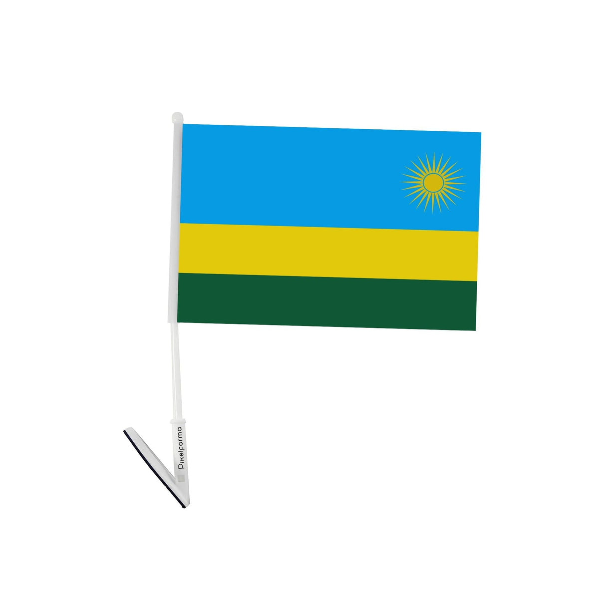 Rwanda Adhesive Flag - Pixelforma