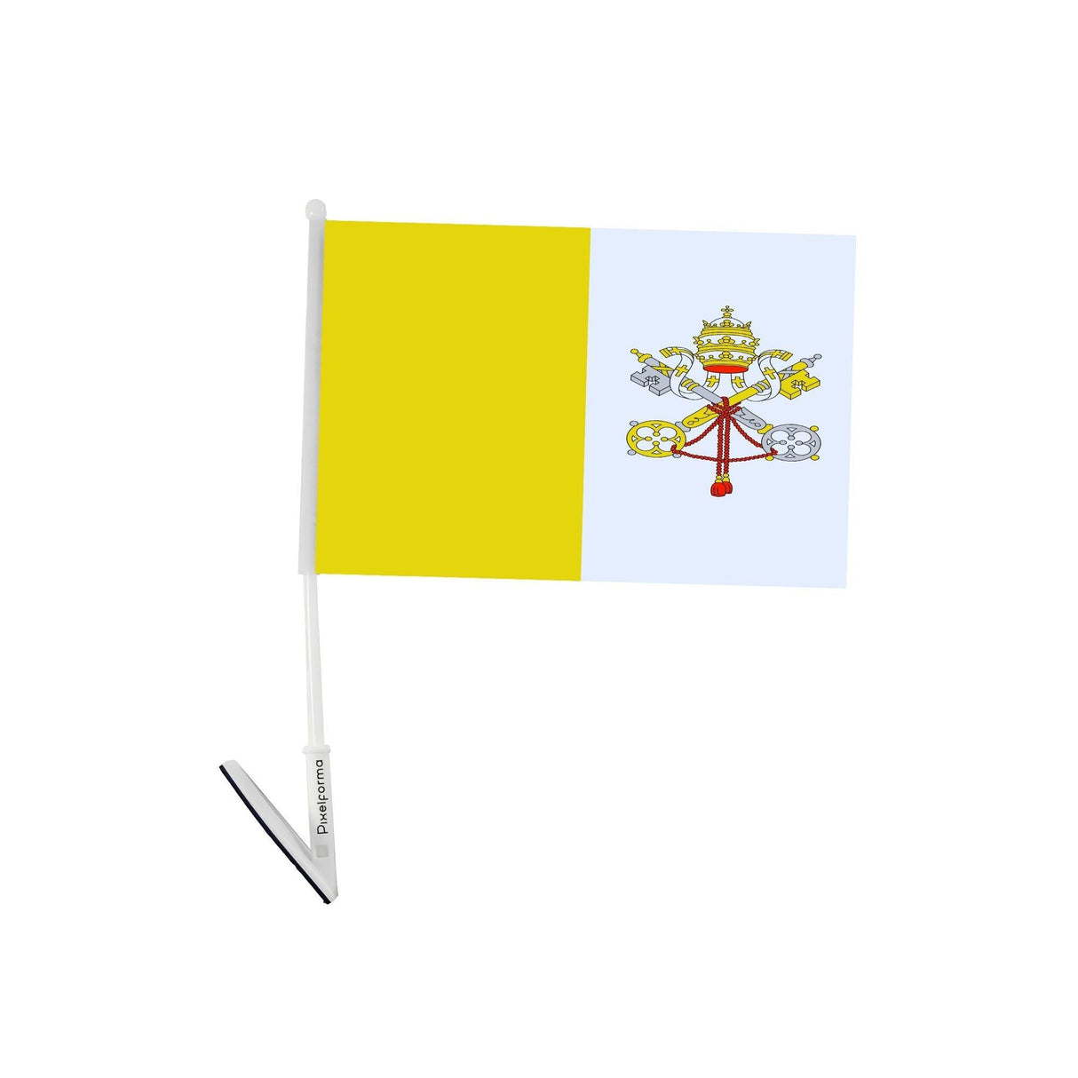 Drapeau adhésif du Vatican - Pixelforma