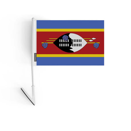Drapeau adhésif eswatini en polyester - pixelforma