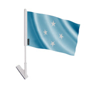 Drapeau adhésif états fédérés polyester facile à coller