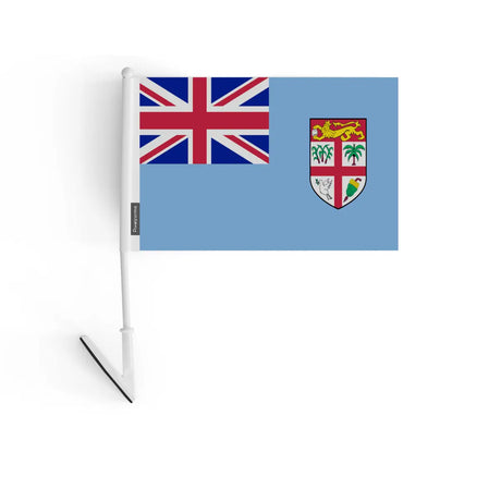 Drapeau adhésif fidji en polyester - pixelforma