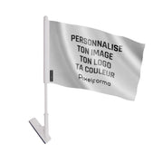 Drapeau adhésif france polyester personnalisé résistant