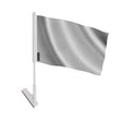 Drapeau adhésif gris en polyester souple facile à coller