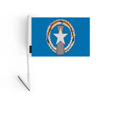 Drapeau adhésif îles mariannes du nord en polyester - pixelforma