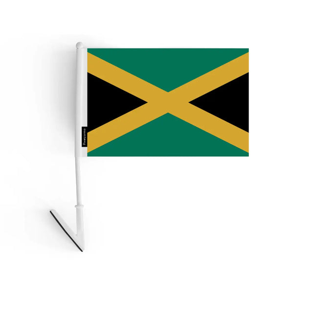 Drapeau adhésif Jamaïque en Polyester - Pixelforma 