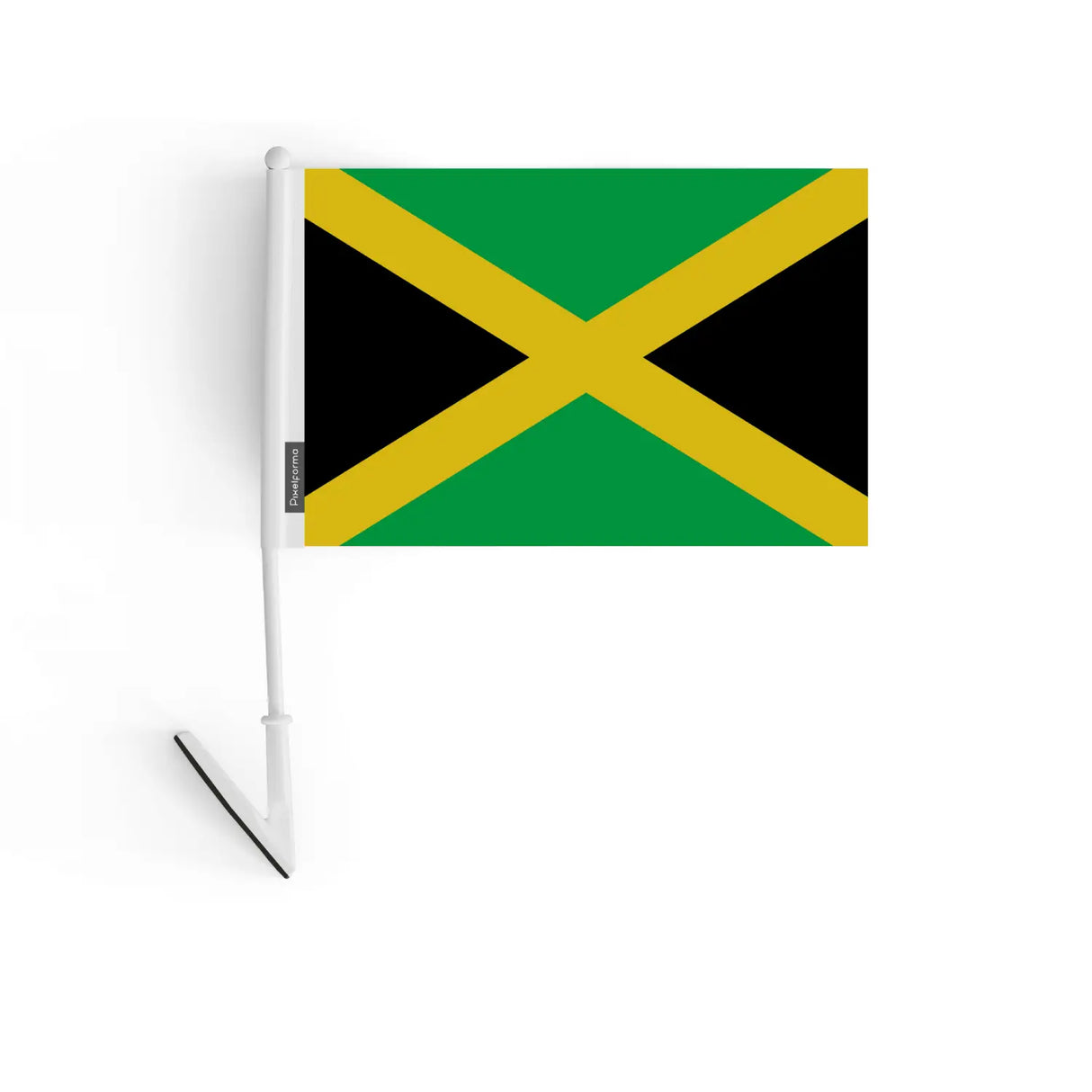 Drapeau adhésif jamaïque en polyester - pixelforma