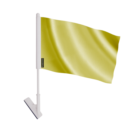 Drapeau adhésif jaune en polyester - pixelforma