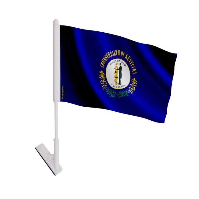 Drapeau adhésif kentucky en polyester - pixelforma
