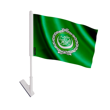 Drapeau adhésif ligue arabe en polyester - pixelforma
