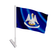 Drapeau adhésif louisiane polyester souple facile à coller