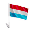 Drapeau adhésif luxembourg polyester souple facile à poser
