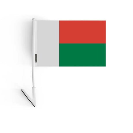 Drapeau adhésif madagascar en polyester - pixelforma