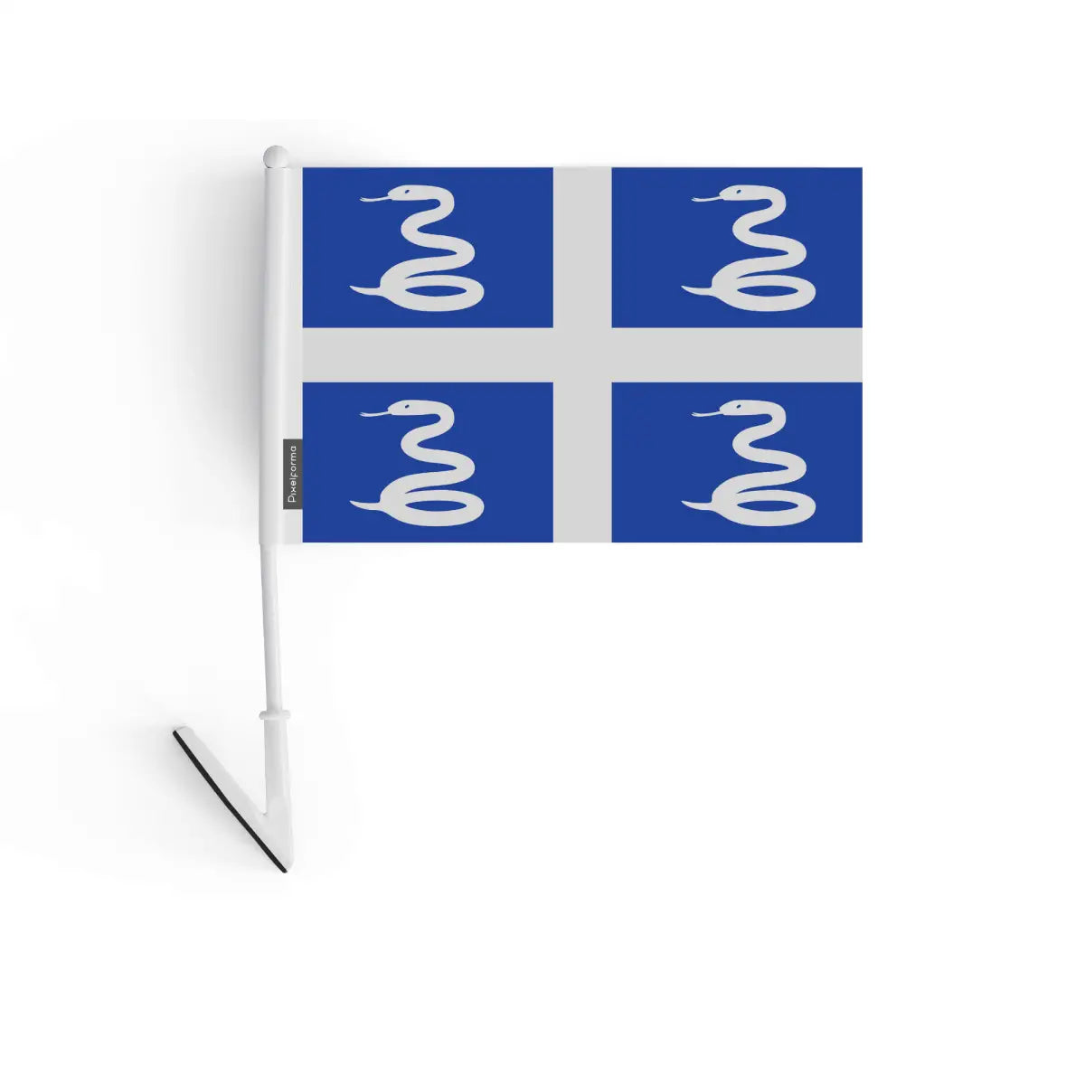 Drapeau adhésif Martinique en Polyester - Pixelforma 