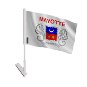 Drapeau adhésif mayotte en polyester facile à coller