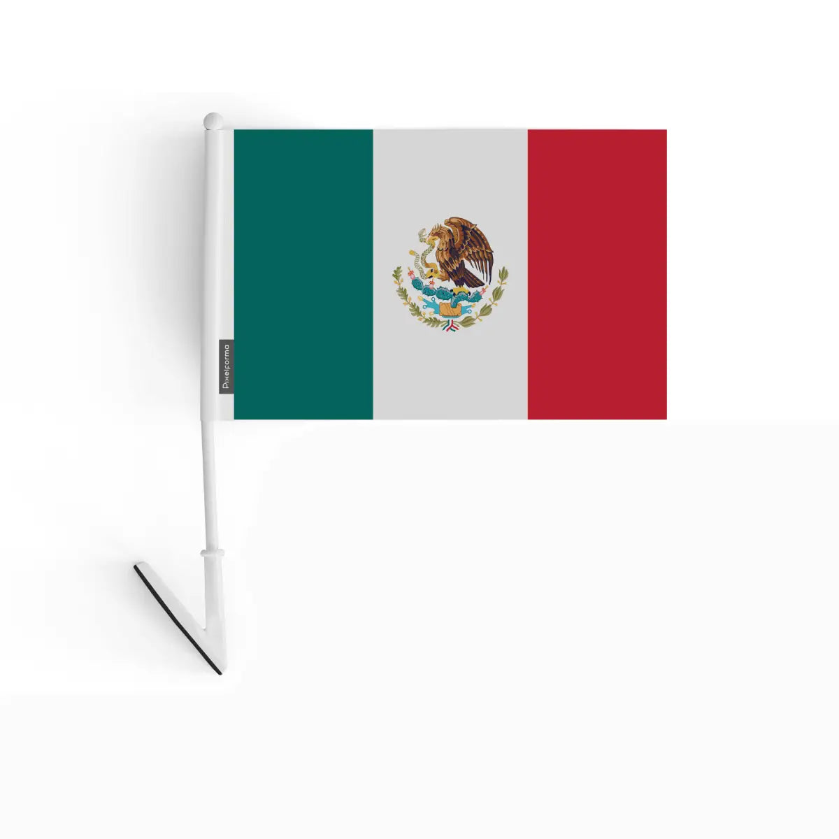 Drapeau adhésif mexique en polyester - pixelforma