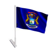 Drapeau adhésif michigan polyester souple facile à coller