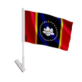 Drapeau adhésif mississippi polyester souple facile à poser