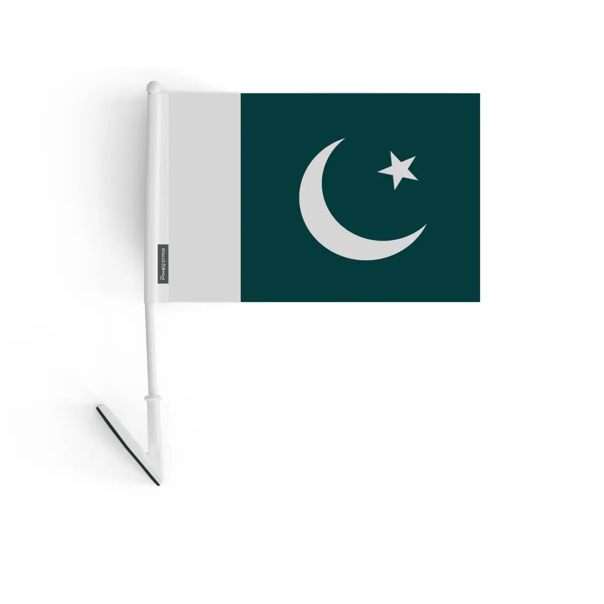 Drapeau adhésif Pakistan en Polyester - Pixelforma 