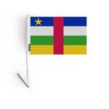 Drapeau adhésif république centrafricaine en polyester - pixelforma