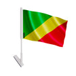 Drapeau adhésif république du congo polyester facile à coller