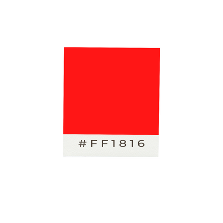 Drapeau adhésif rouge en polyester - pixelforma
