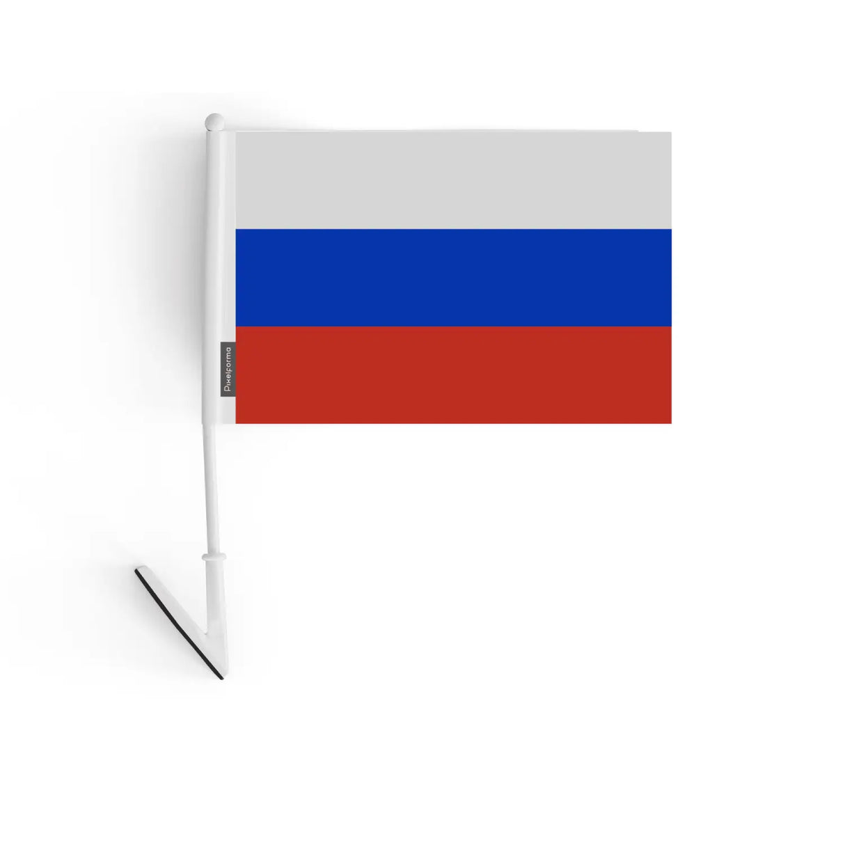 Drapeau adhésif russie en polyester - pixelforma