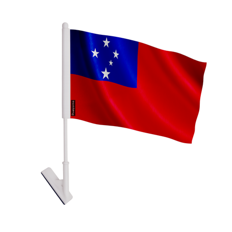 Drapeau adhésif samoa en polyester - pixelforma
