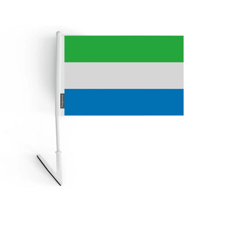 Drapeau adhésif Sierra Leone en Polyester - Pixelforma 