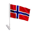 Drapeau adhésif svalbard jan mayen polyester facile à coller