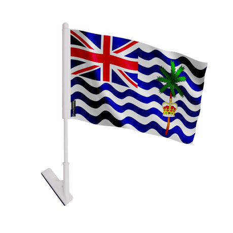 Drapeau adhésif territoire britannique polyester facile à coller
