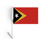 Drapeau adhésif timor oriental en polyester - pixelforma