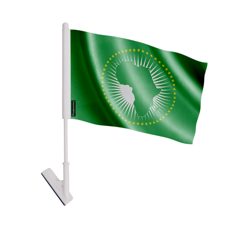 Drapeau adhésif union africaine en polyester - pixelforma