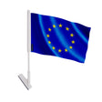 Drapeau adhésif union européenne polyester souple vitrine