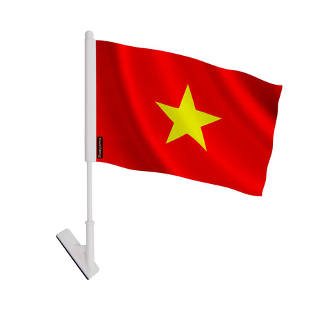 Drapeau adhésif viêt nam polyester souple facile à coller