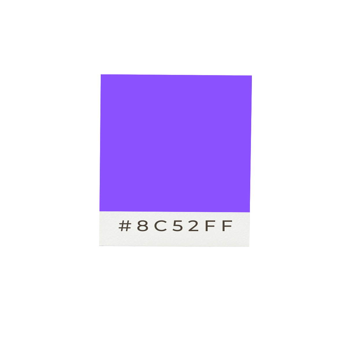 Drapeau adhésif violet en polyester - pixelforma