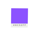 Drapeau adhésif violet en polyester - pixelforma