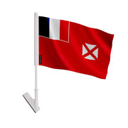 Drapeau adhésif wallis-et-futuna polyester facile à coller