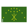 Drapeau adyguée polyester imprimer double ourlet œillets